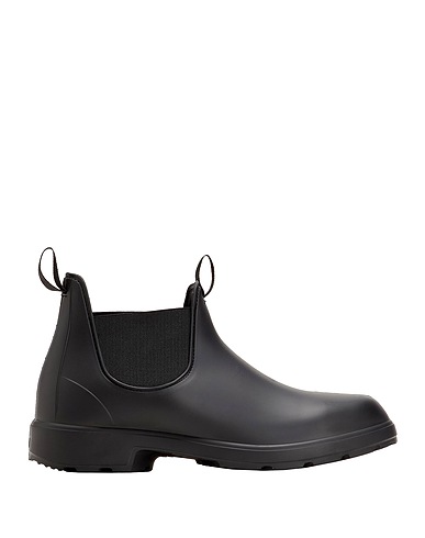 8 by YOOX Ankle boot RUBBER ANKLE BOOTS
 Black 100% Rubber