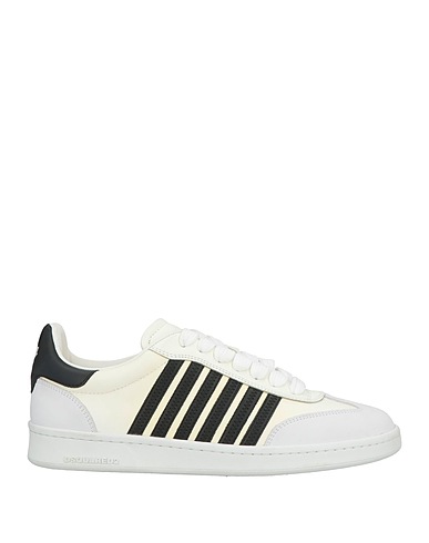DSQUARED2 Sneakers Avorio Pelle di vitello