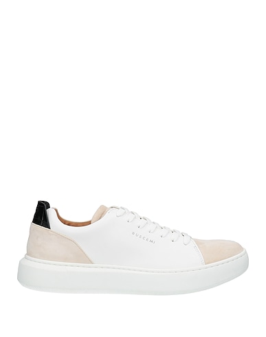 BUSCEMI Sneakers White Calfskin