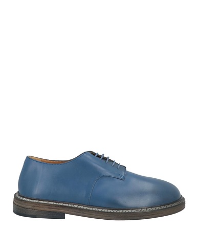 MARSÈLL Laced shoes Navy blue Calfskin
