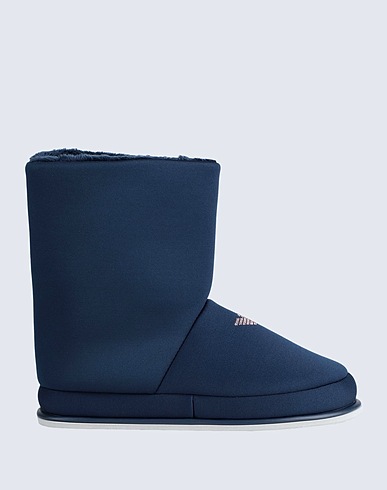 EMPORIO ARMANI Ankle boot Midnight blue Polyester