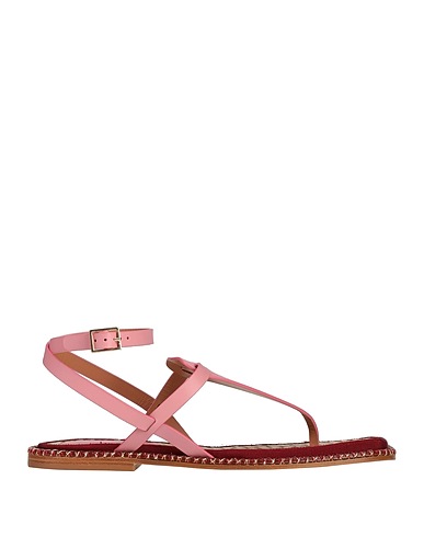 PAOLA D'ARCANO Flip flops Pink Cowhide