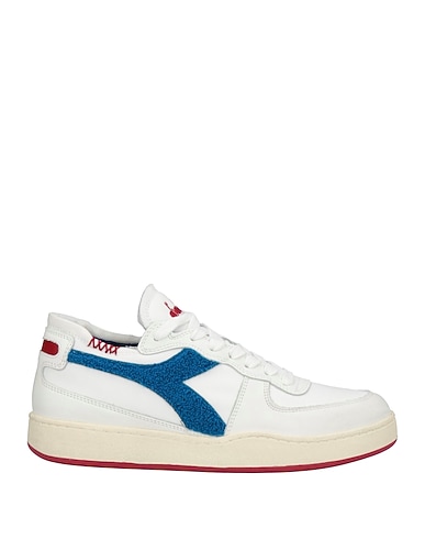 DIADORA HERITAGE Sneakers White Soft Leather, Textile fibres