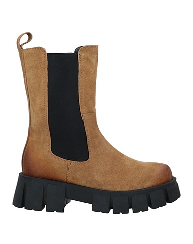UNLACE Ankle boot Camel Leather