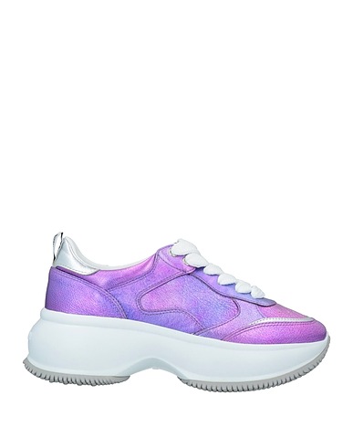 HOGAN Sneakers Purple Soft Leather
