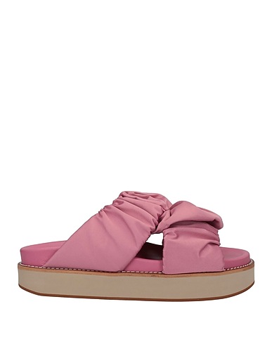 GANNI Sandals Lilac Textile fibers