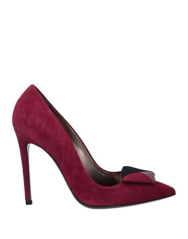 TRUSSARDI Pumps Purpur Leder
