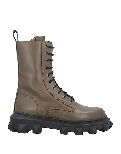 VALENTINO GARAVANI Ankle boot VERDE MILITARE Soft Leather