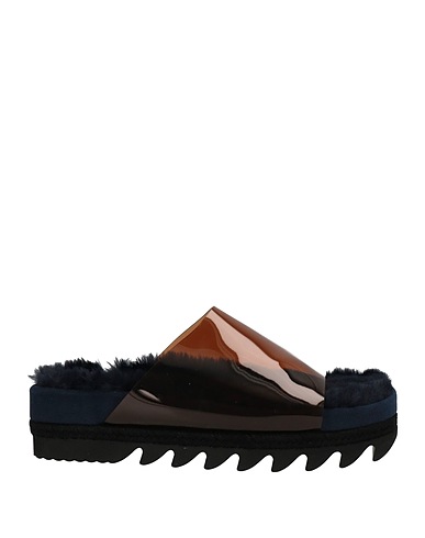 UNDERCOVER Sandals Chocolate brown Polyvinyl butyral