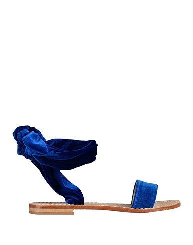 SEMICOUTURE Sandali Blu china Fibre tessili