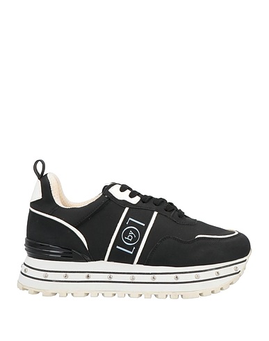 LORETTA PETTINARI Sneakers Black Other Fibres, Textile fibres