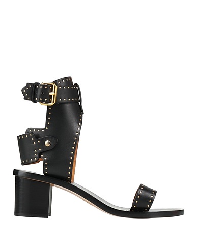 ISABEL MARANT Sandals Black 100% Calfskin
