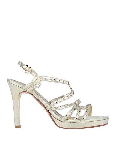 MADRAS Sandals Platinum Textile fibres