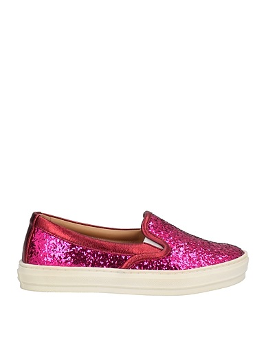 FERRAGAMO Sneakers Fuchsia Soft Leather, Textile fibres