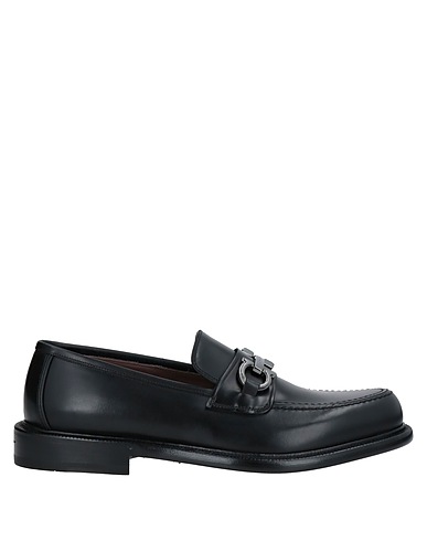 FERRAGAMO Loafers Black Calfskin