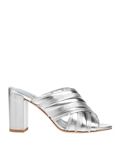 TOD'S Sandals Silver Leather