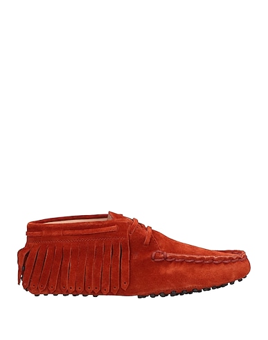 TOD'S Stivaletti Ruggine Pelle