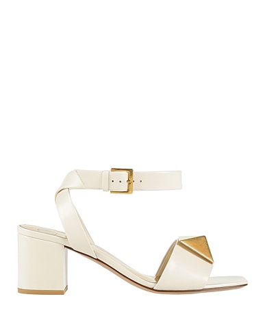 VALENTINO GARAVANI Sandals Cream Soft Leather