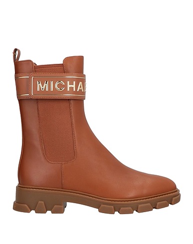 MICHAEL MICHAEL KORS Bottine Marron Cuir, Fibres textiles