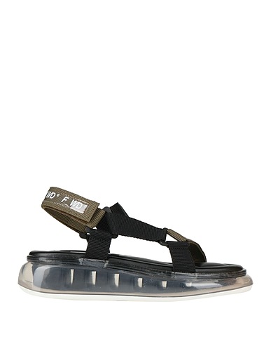 F_WD Sandals Black Textile fibers