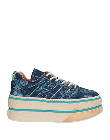 HOGAN Sneakers Blu Fibre tessili
