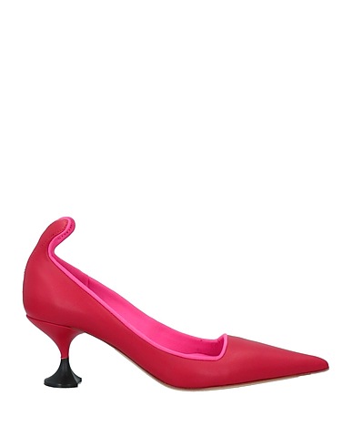 ROCHAS Décolleté Rosso Pelle