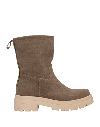 NOA A. Ankle boot Taupe Textile fibres