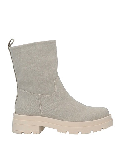 NOA A. Ankle boot Beige Textile fibers