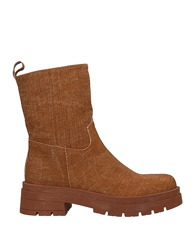 NOA A. Ankle boot Camel Textile fibers