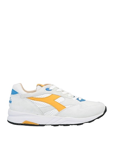 DIADORA HERITAGE Sneakers Light grey Leather, Textile fibers