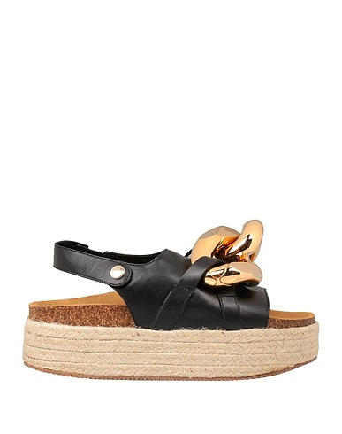 JW ANDERSON Espadrilles Black Calfskin