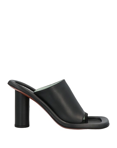AMBUSH Flip flops Black Leather