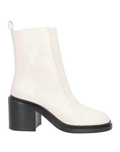 JIL SANDER Ankle boot Off white Soft Leather