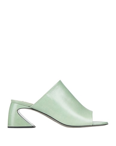 JIL SANDER Sandals Sage green Soft Leather