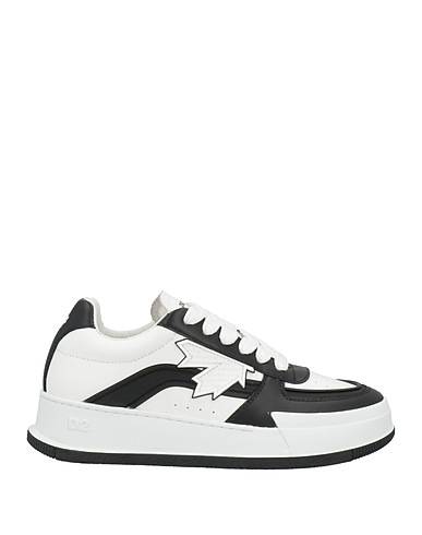 DSQUARED2 Sneakers Black Calfskin, PVC - Polyvinyl chloride