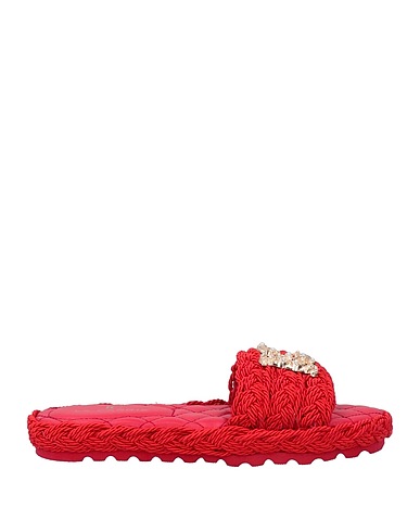 LA CARRIE Sandals Red Textile fibres