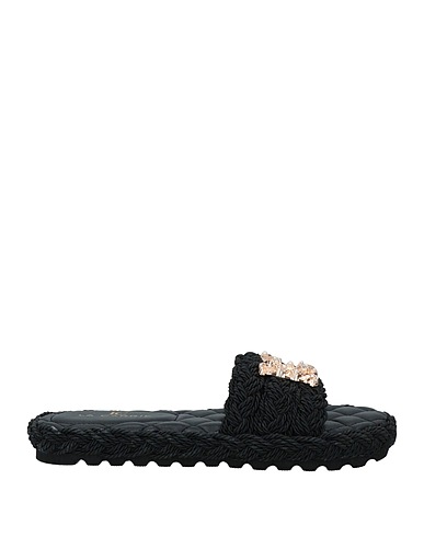 LA CARRIE Sandals Black Textile fibres