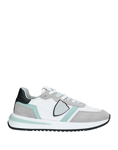 PHILIPPE MODEL Sneakers Light grey Leather, Textile fibers