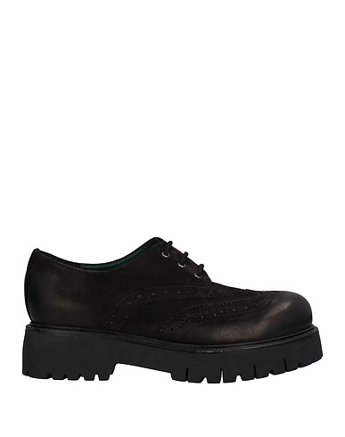 FABBRICA DEI COLLI Zapato de cordones Negro Piel