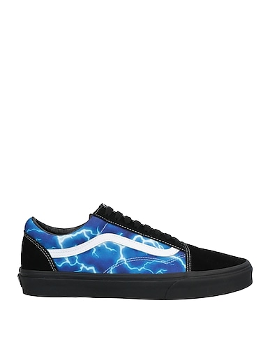 VANS Sneakers Blue Leather, Textile fibers