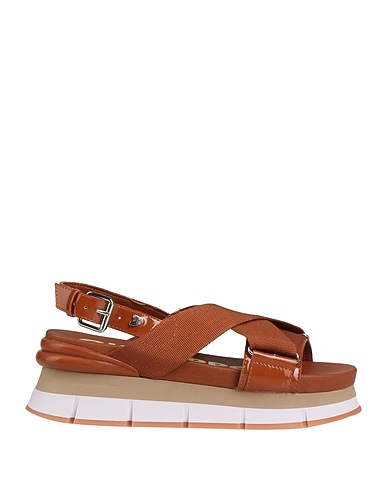 GIOSEPPO Sandals Tan Textile fibers