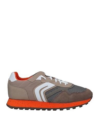 GEOX Sneakers Khaki Textile fibres