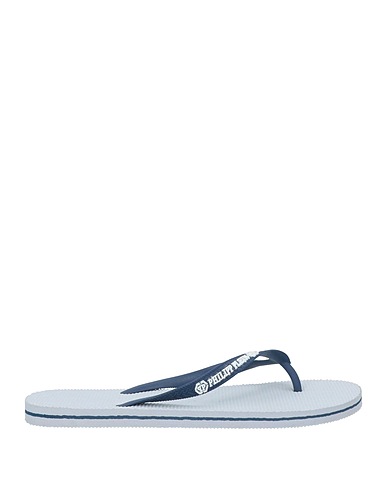 PHILIPP PLEIN Flip flops White Rubber