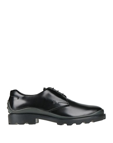 TOD'S Stringate Nero Pelle