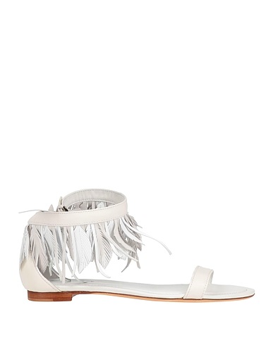 TOD'S Sandals White Calfskin