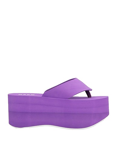 MSGM Flip flops Purple Other Fibres