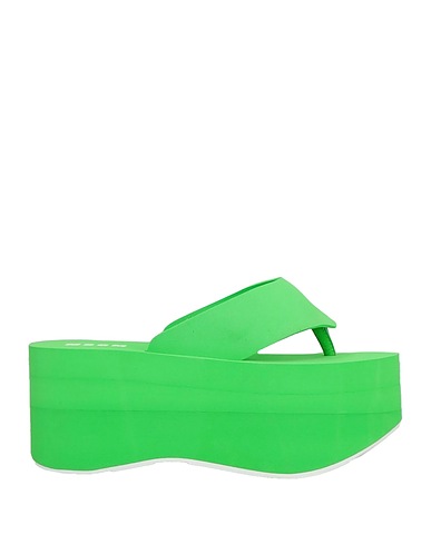 MSGM Infradito Verde Altre Fibre