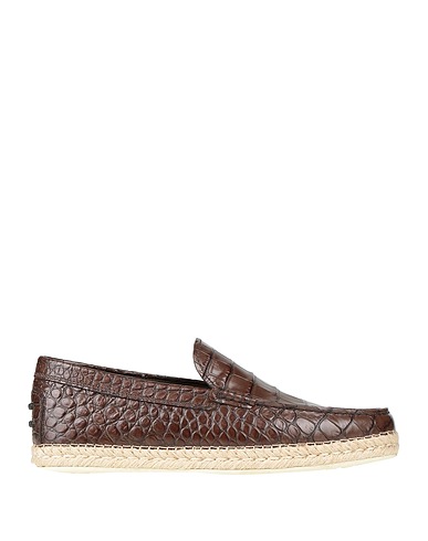 TOD'S Espadrilles Dark brown Calfskin