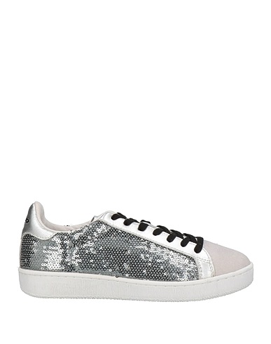 LOTTO LEGGENDA Sneakers Silver Textile fibres, Leather