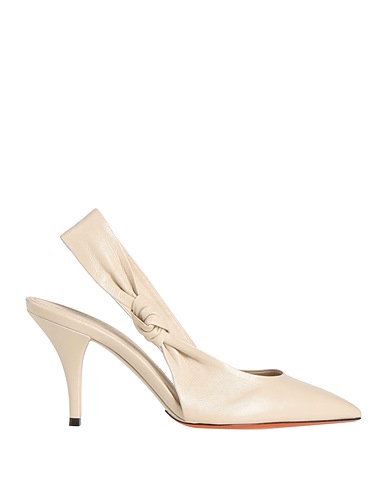 SANTONI Escarpins Gris clair Cuir